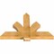 Ekena Millwork Redmond Rough Sawn Timber Gable Bracket, Western Red Cedar, 48"W x 32"H x 4"D x 6"F, 16/12 Pitch GBW048X32X0406RED00RWR - alternate 5